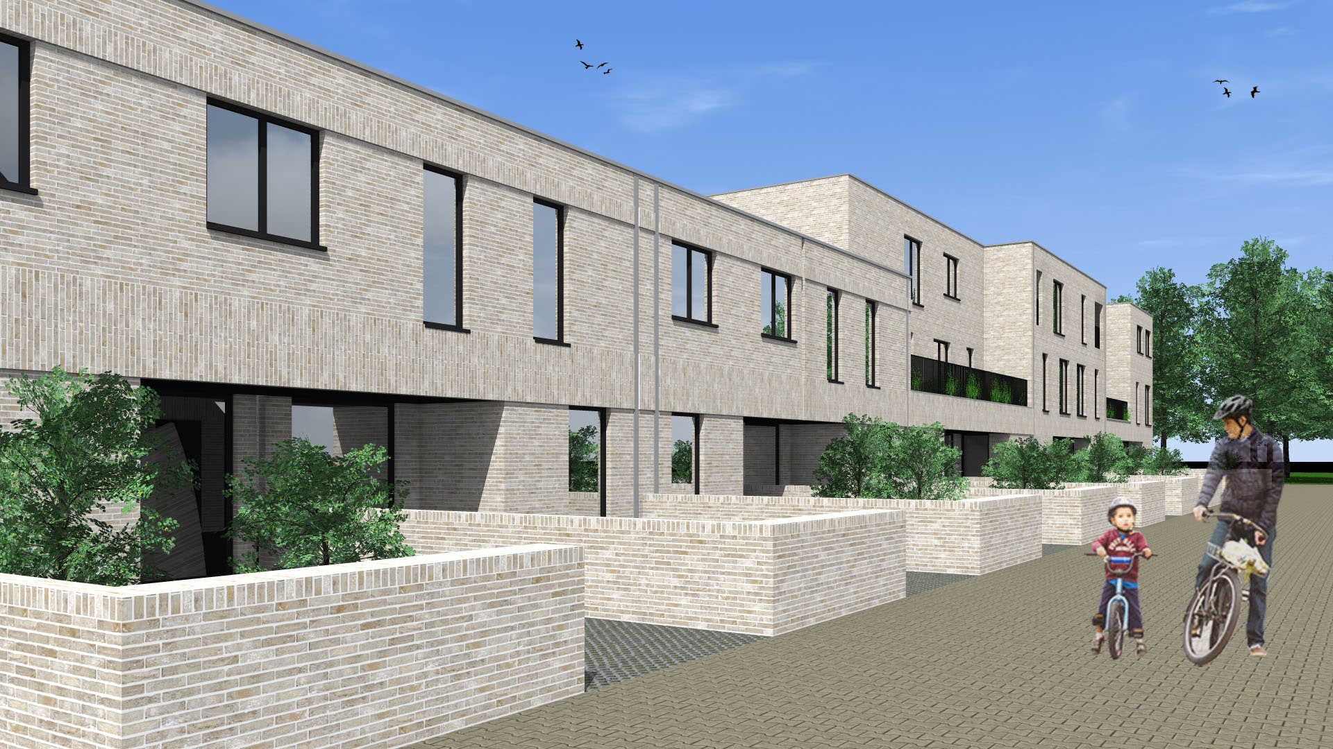 Bouwen van 16 sociale koopwoningen, Lokeren