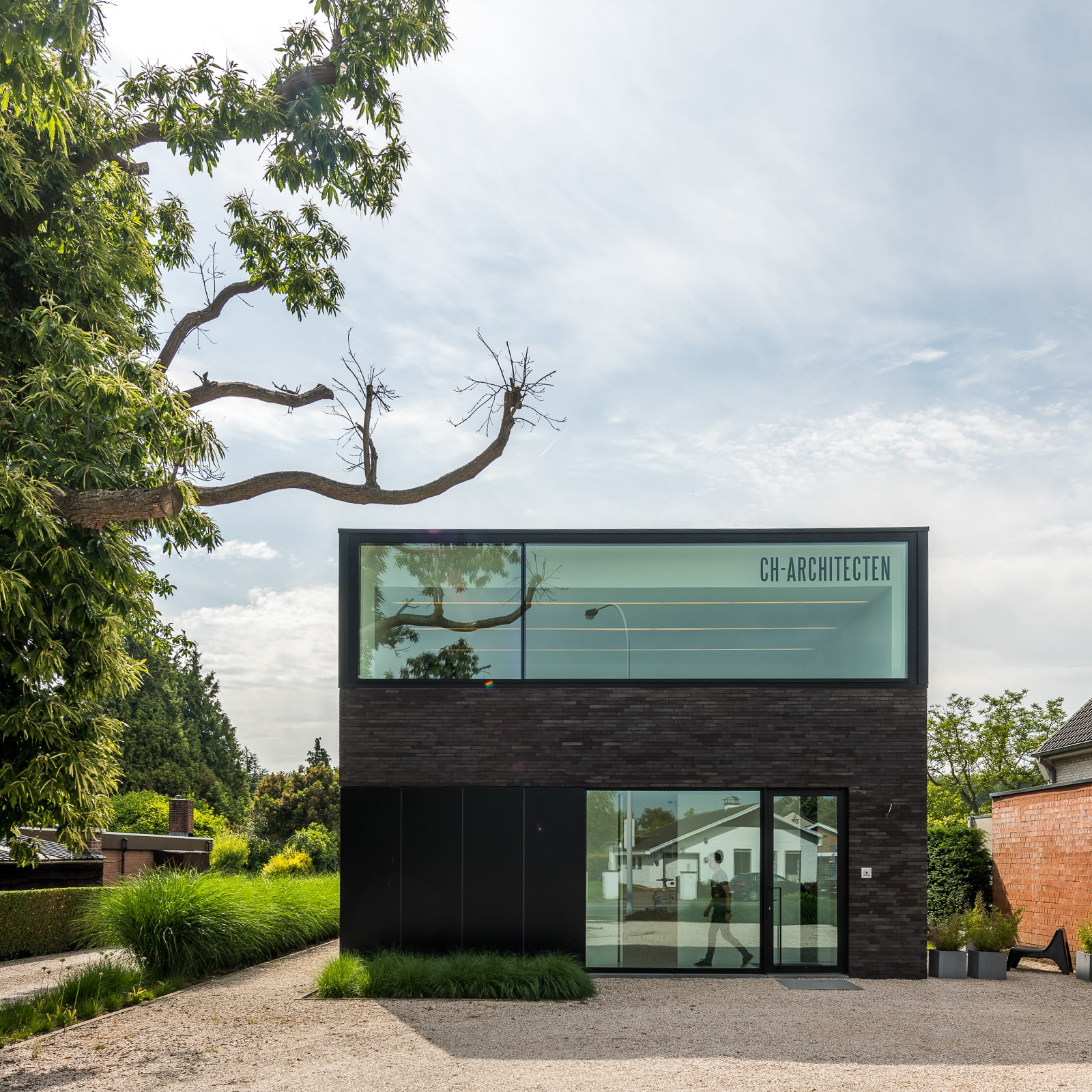 Nieuwbouw woning en kantoor CH, Drongen